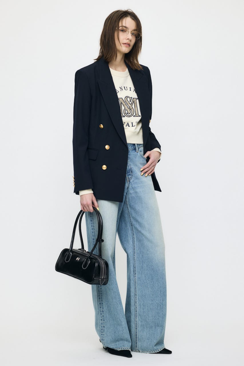 DOUBLE BREASTED ジャケット NVY 1