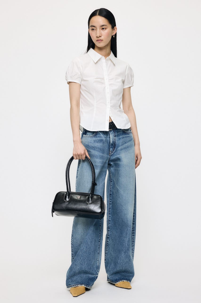 SHORT SLEEVE FIT シャツ WHT 1