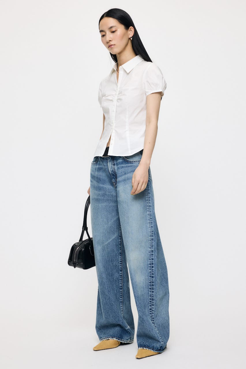 SHORT SLEEVE FIT シャツ WHT 1