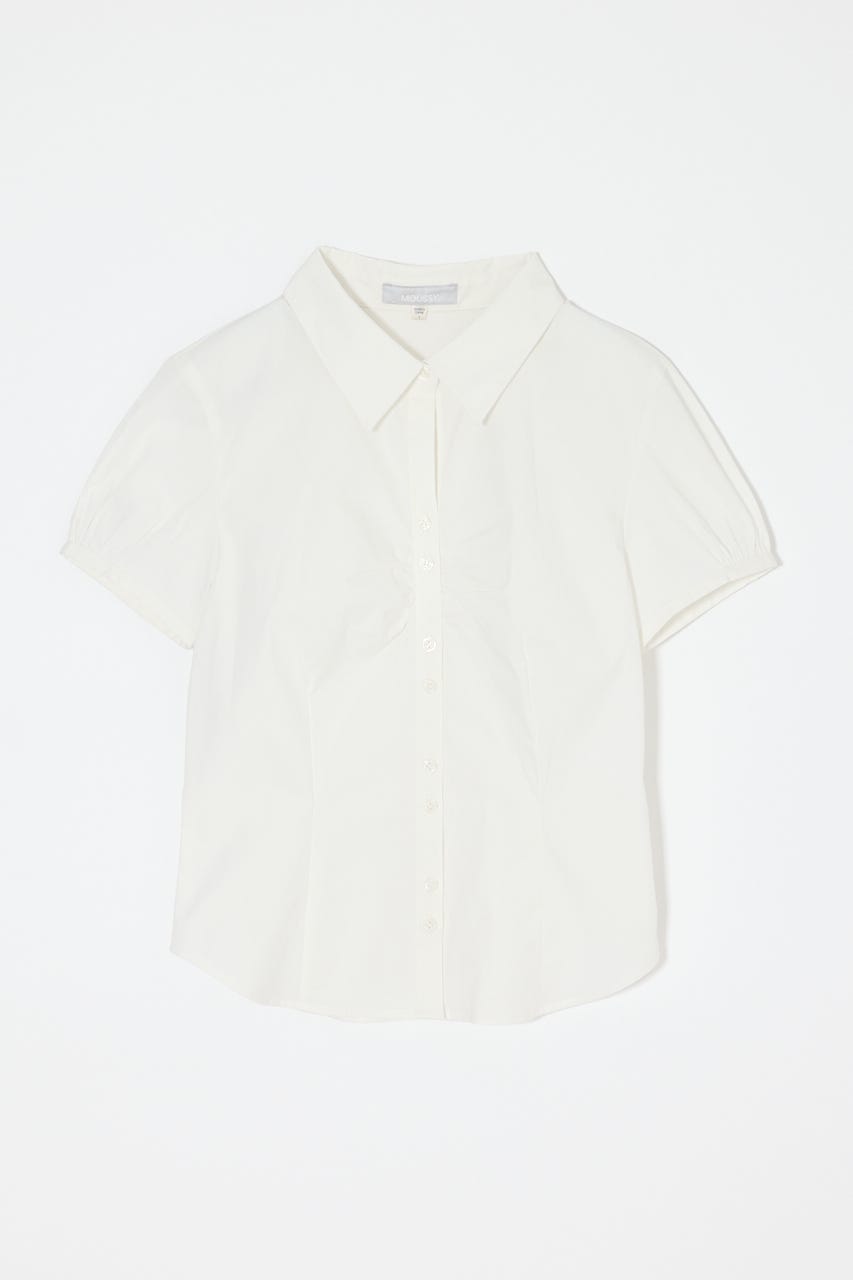 SHORT SLEEVE FIT シャツ WHT 1