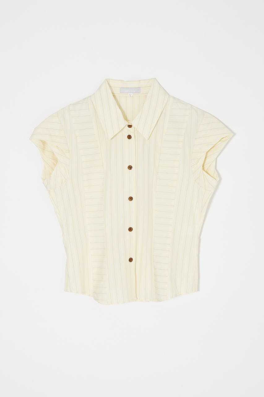 STRIPE FIT ブラウス O/WHT FREE