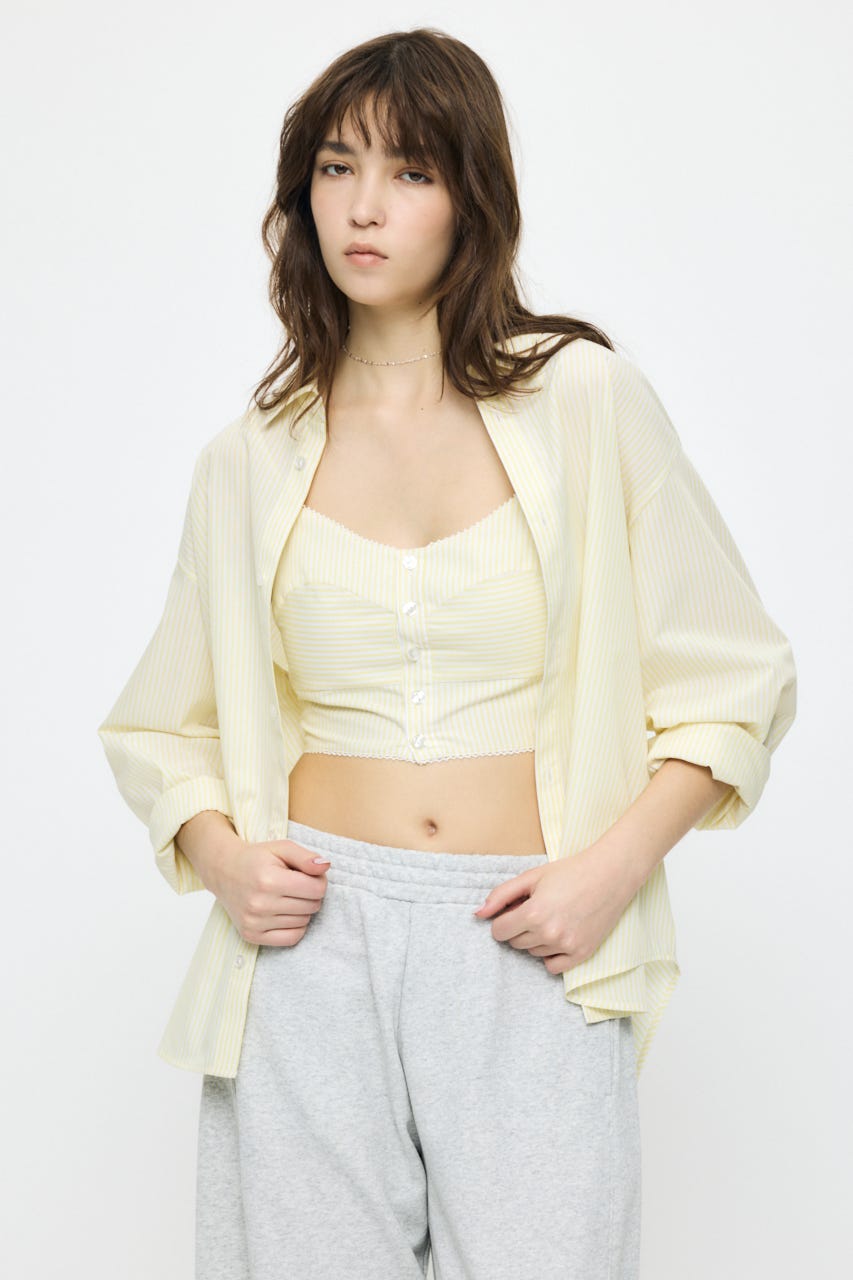 OVER SHIRT & BUISTIER セット 柄YEL FREE