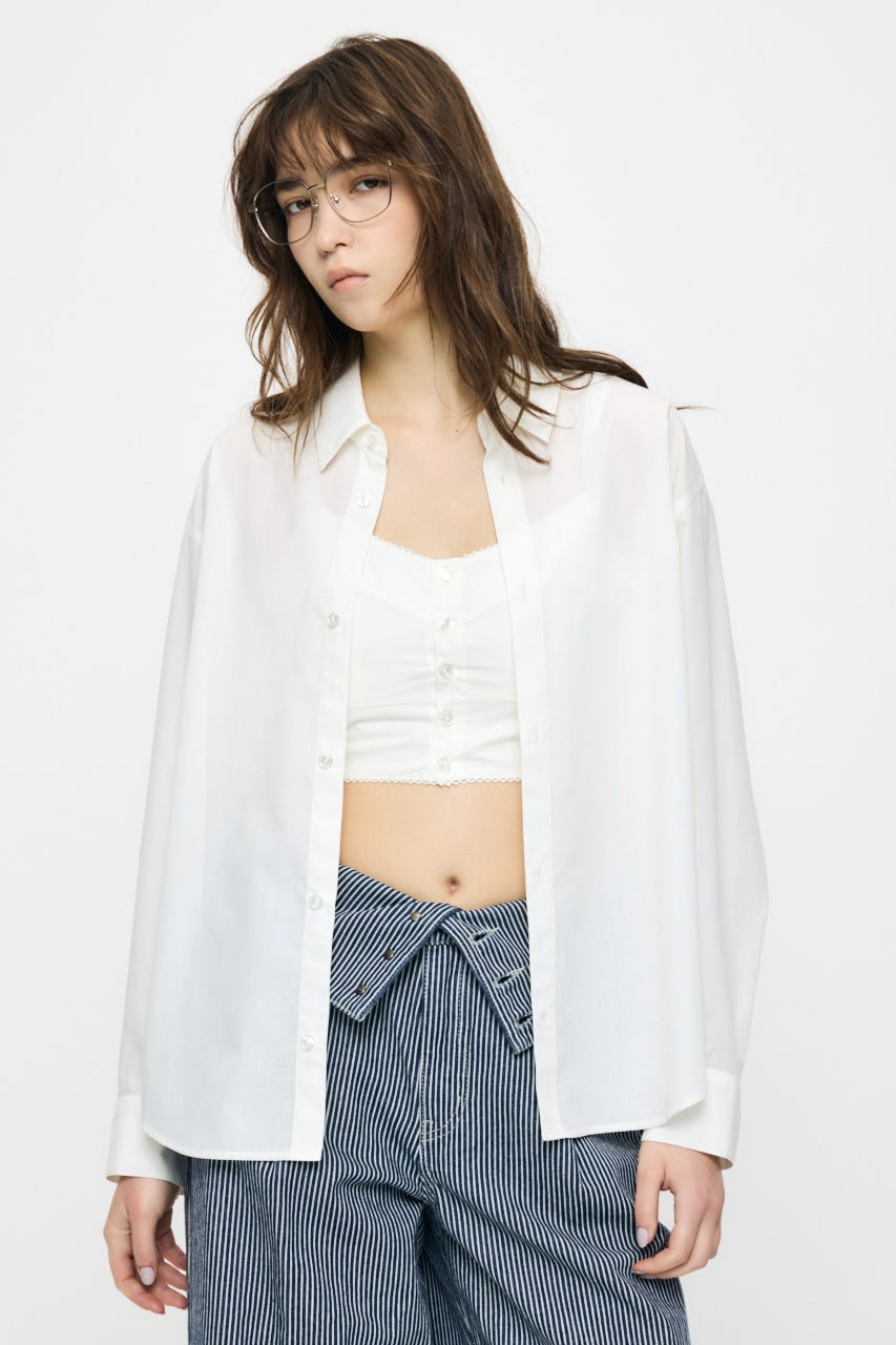 OVER SHIRT & BUISTIER セット O/WHT FREE