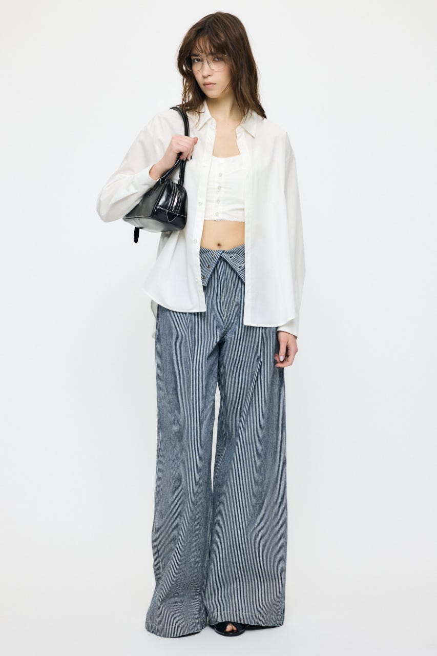 OVER SHIRT & BUISTIER セット O/WHT FREE