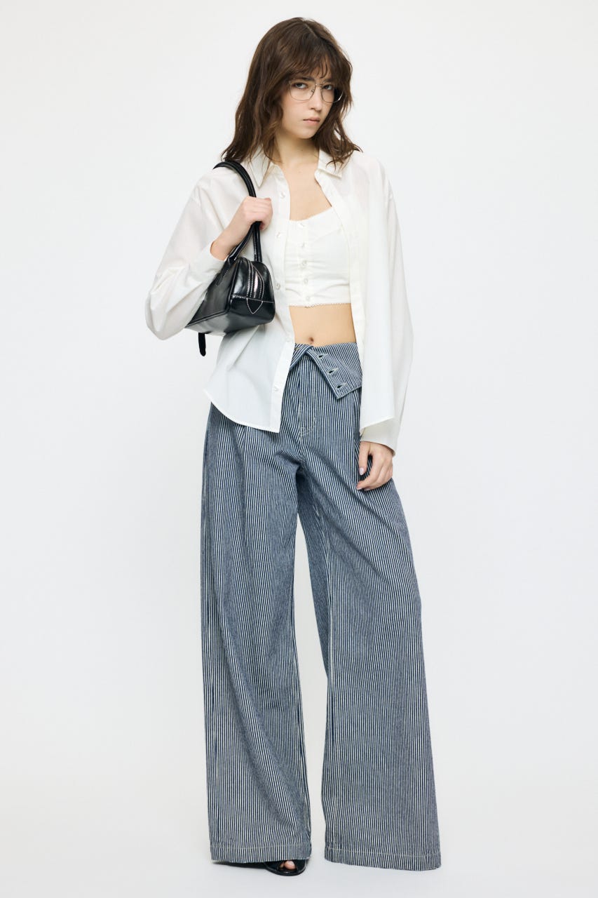 OVER SHIRT & BUISTIER セット O/WHT FREE