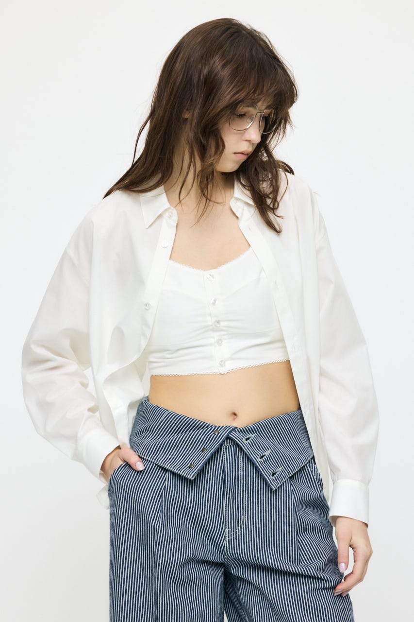 OVER SHIRT & BUISTIER セット O/WHT FREE