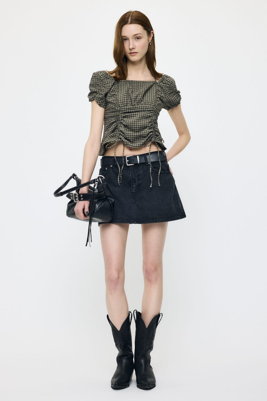 MULTIWAY GATHER ブラウス 柄KHA FREE