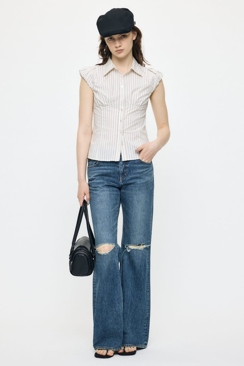 PUFF CAP SLEEVE ブラウス IVOY 1