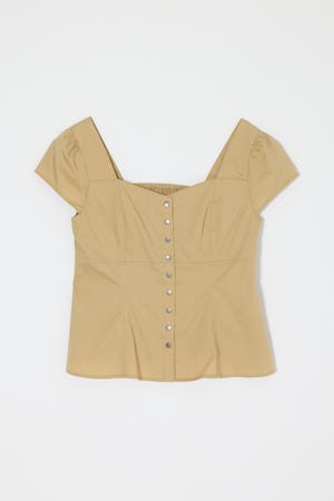 BUTTON UP FITTED ブラウス
