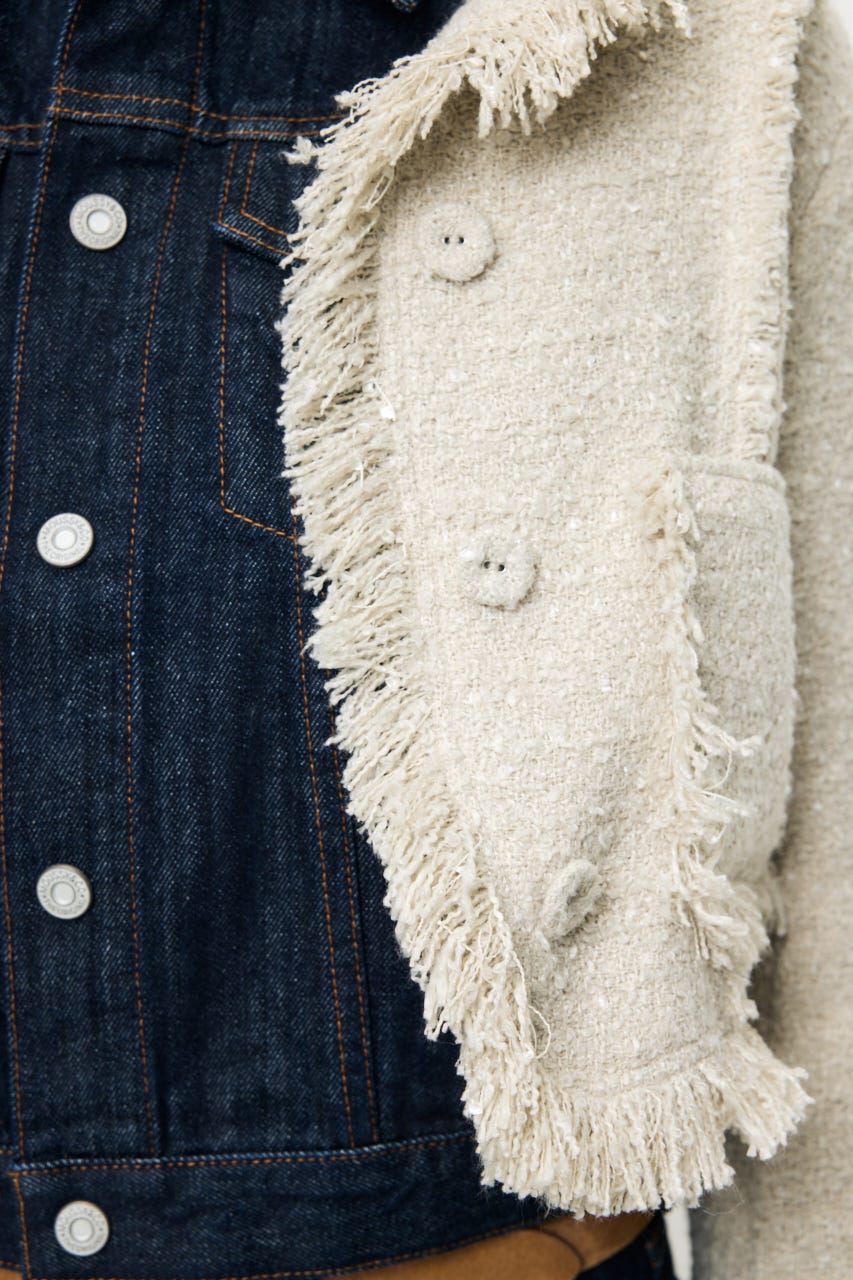 SLACKER TWEED SHORT ジャケット IVOY FREE