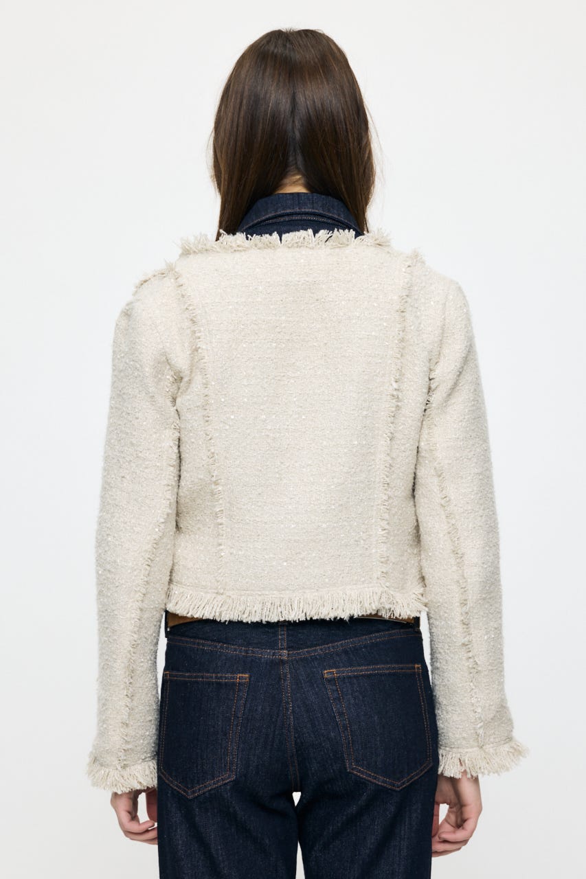 SLACKER TWEED SHORT ジャケット IVOY FREE