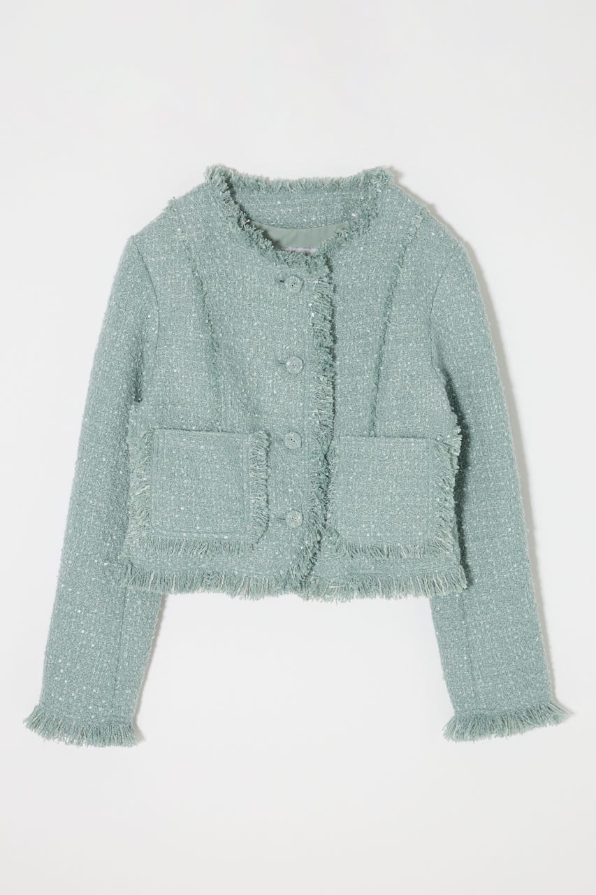 SLACKER TWEED SHORT ジャケット L/GRN FREE