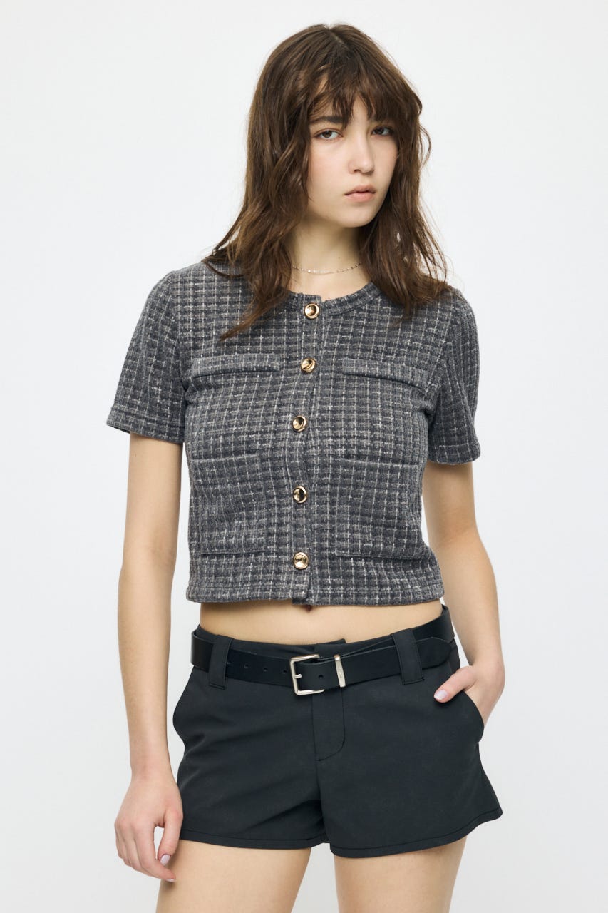 TWEEDY カーディガン GRY FREE