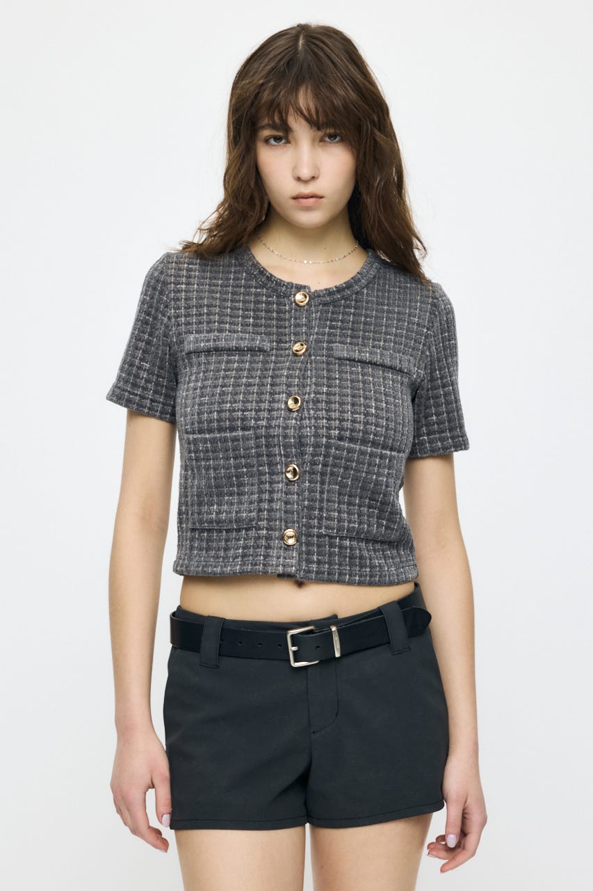 TWEEDY カーディガン GRY FREE