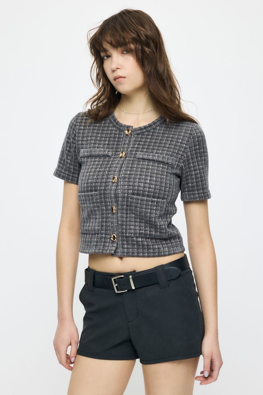 TWEEDY カーディガン GRY FREE