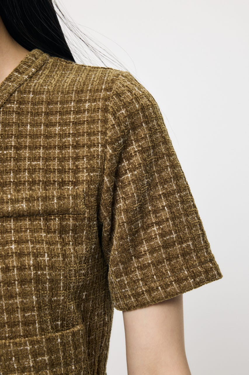 TWEEDY カーディガン KHA FREE