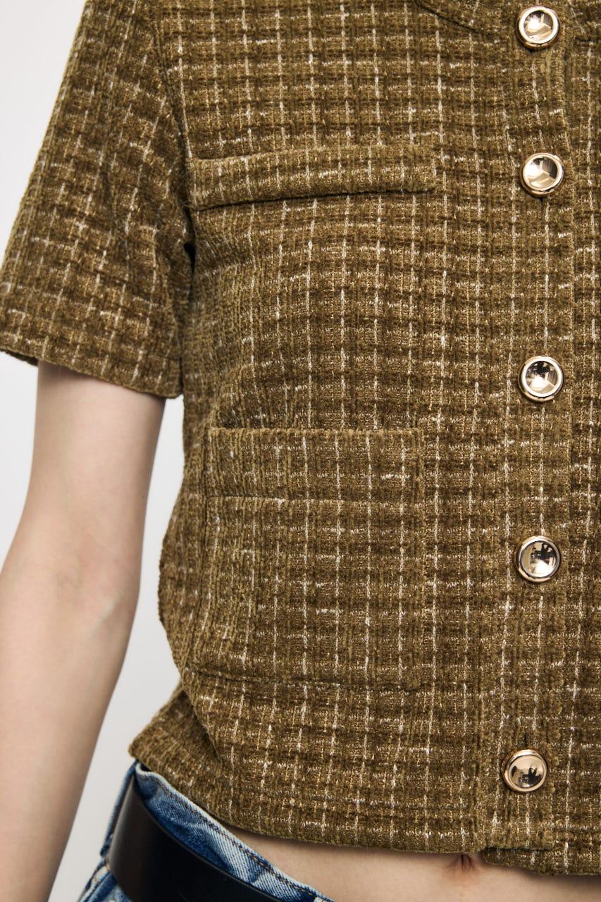 TWEEDY カーディガン KHA FREE