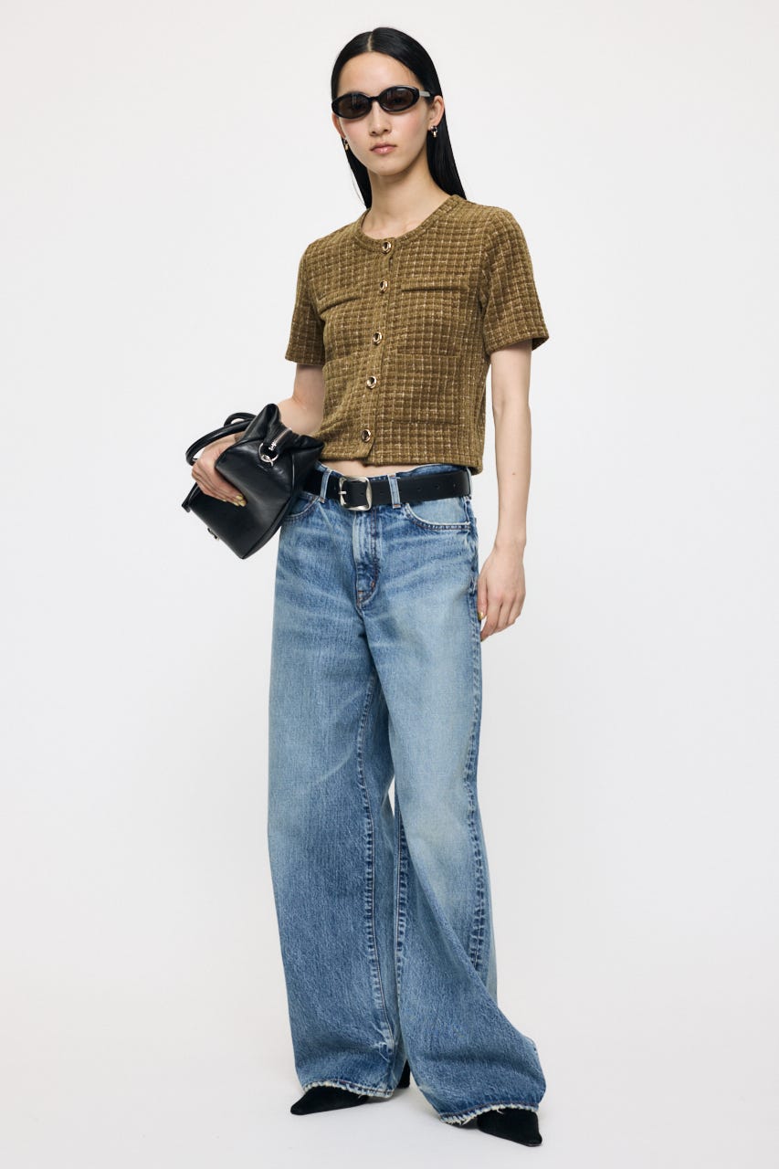 TWEEDY カーディガン KHA FREE