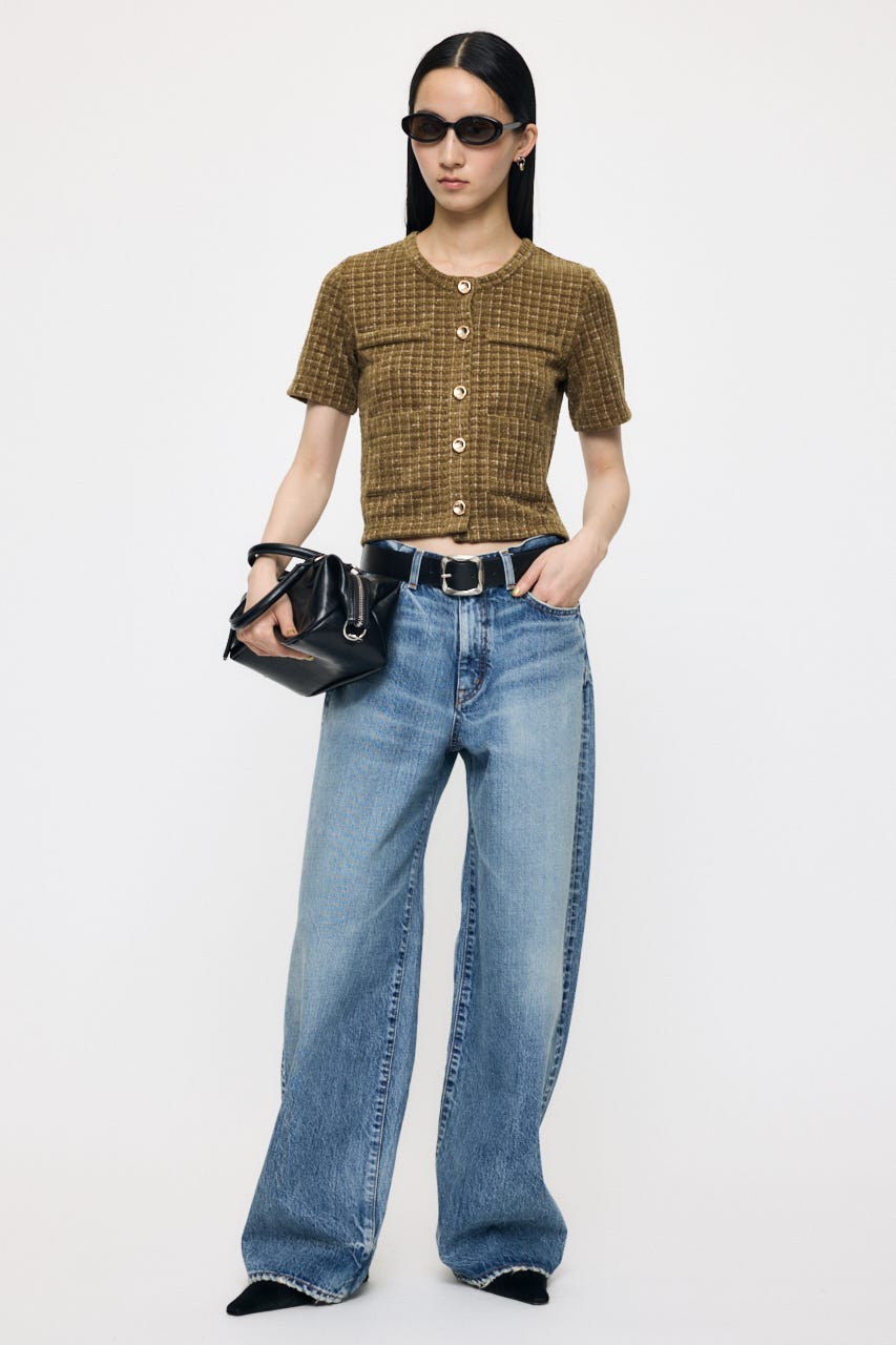 TWEEDY カーディガン KHA FREE