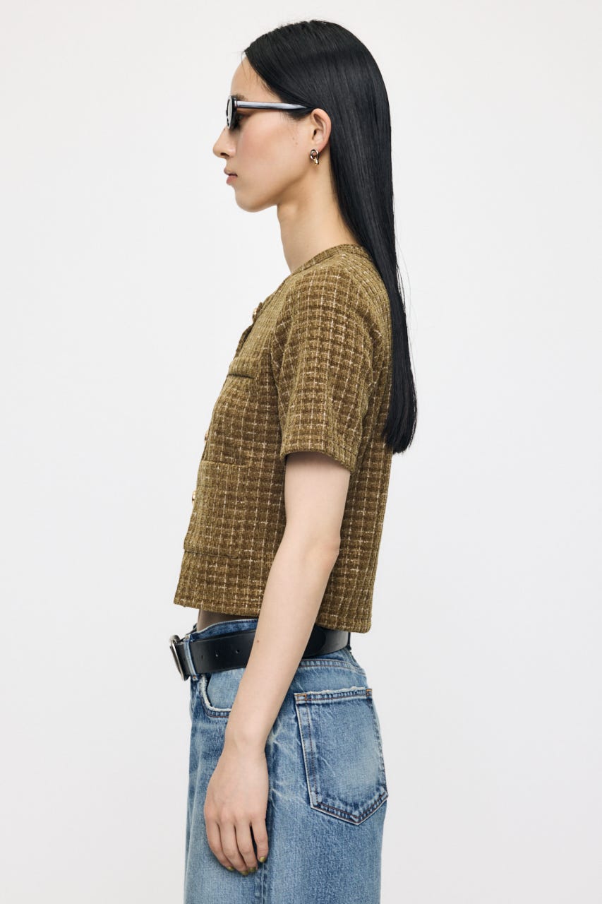 TWEEDY カーディガン KHA FREE