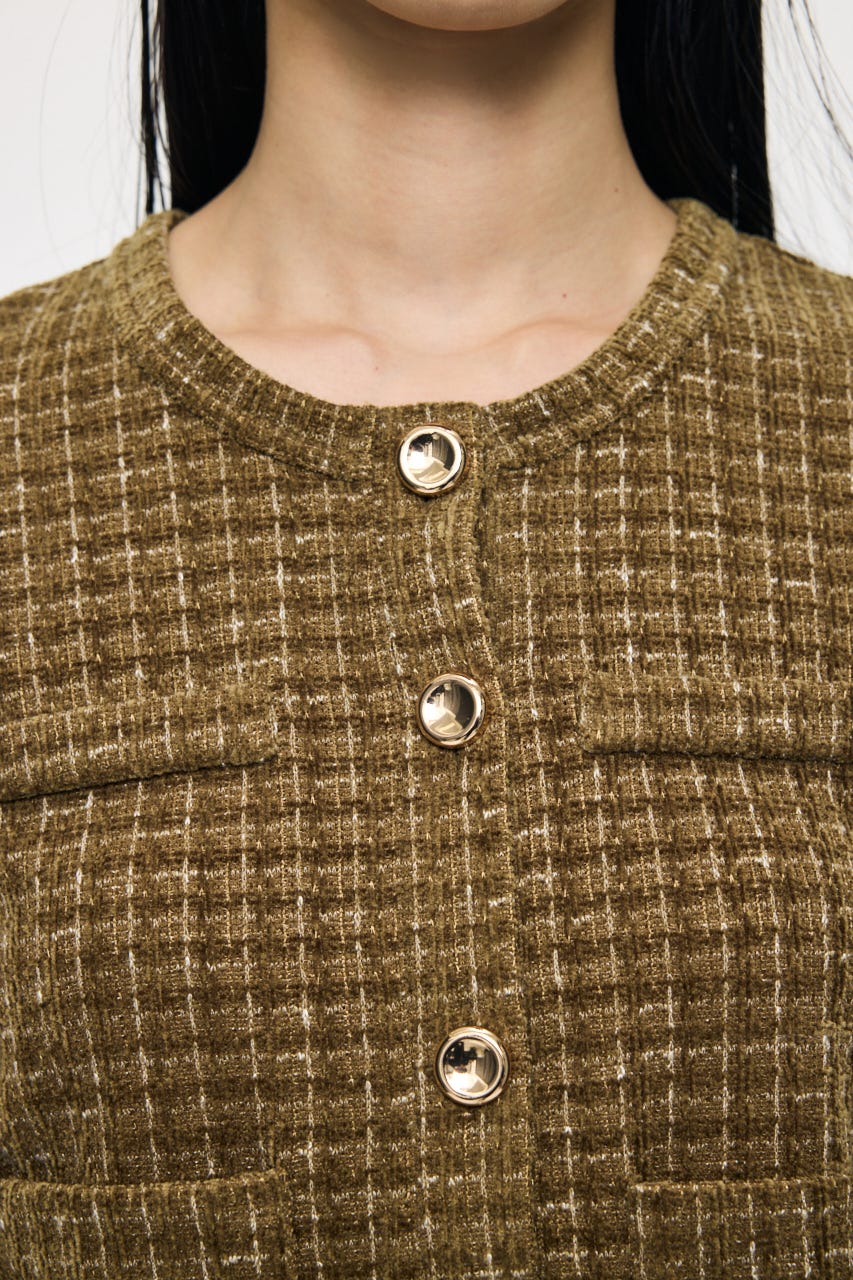 TWEEDY カーディガン KHA FREE