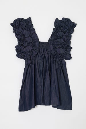 SHOULDER FRILLS トップス