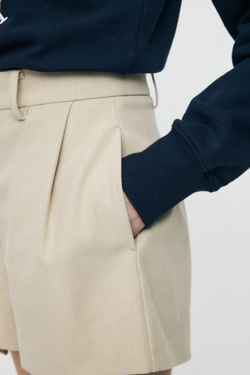 TUCK ショーツ L/BEG 1