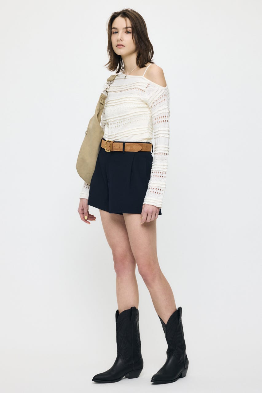 TUCK ショーツ NVY 2