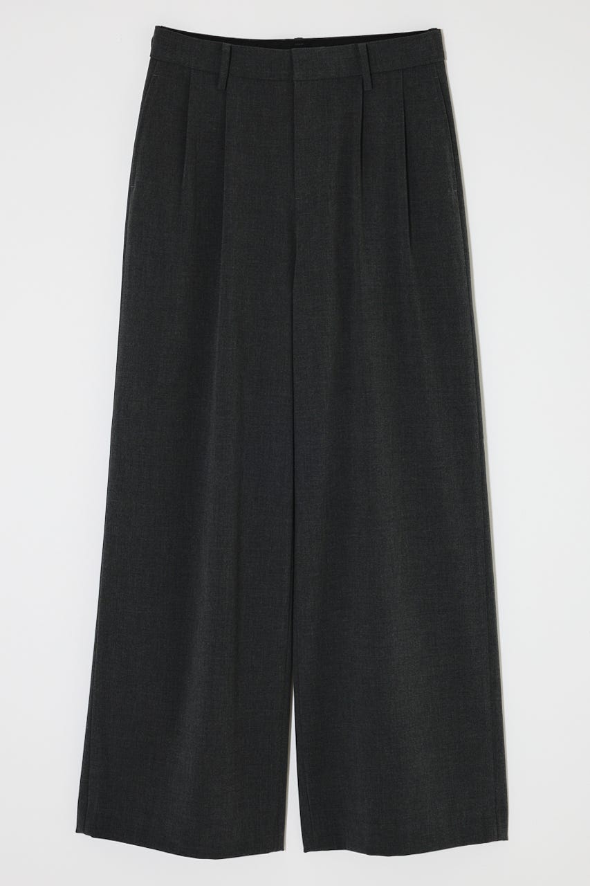 TUCK WIDE トラウザーズ C.GRY 2