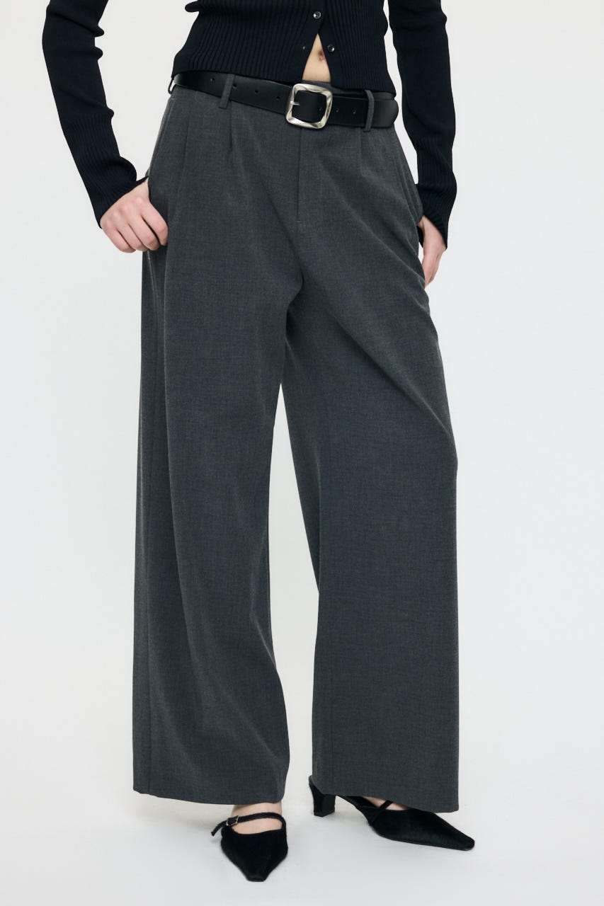 TUCK WIDE トラウザーズ C.GRY 2