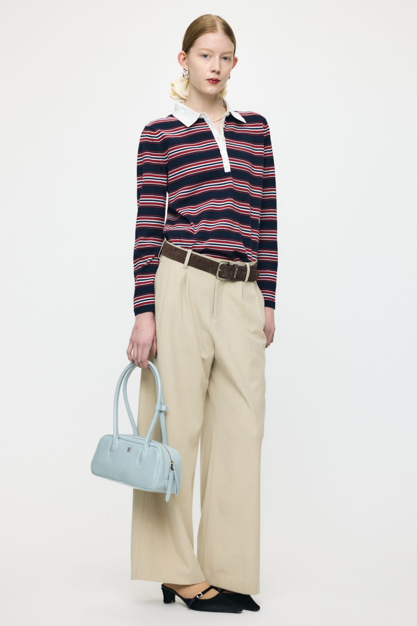 TUCK WIDE トラウザーズ L/BEG 1