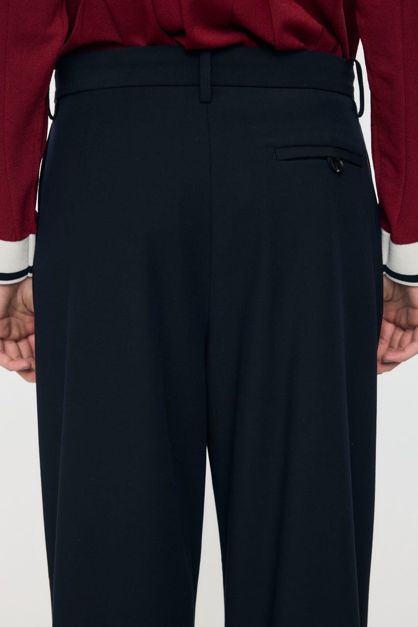 TUCK WIDE トラウザーズ NVY 1