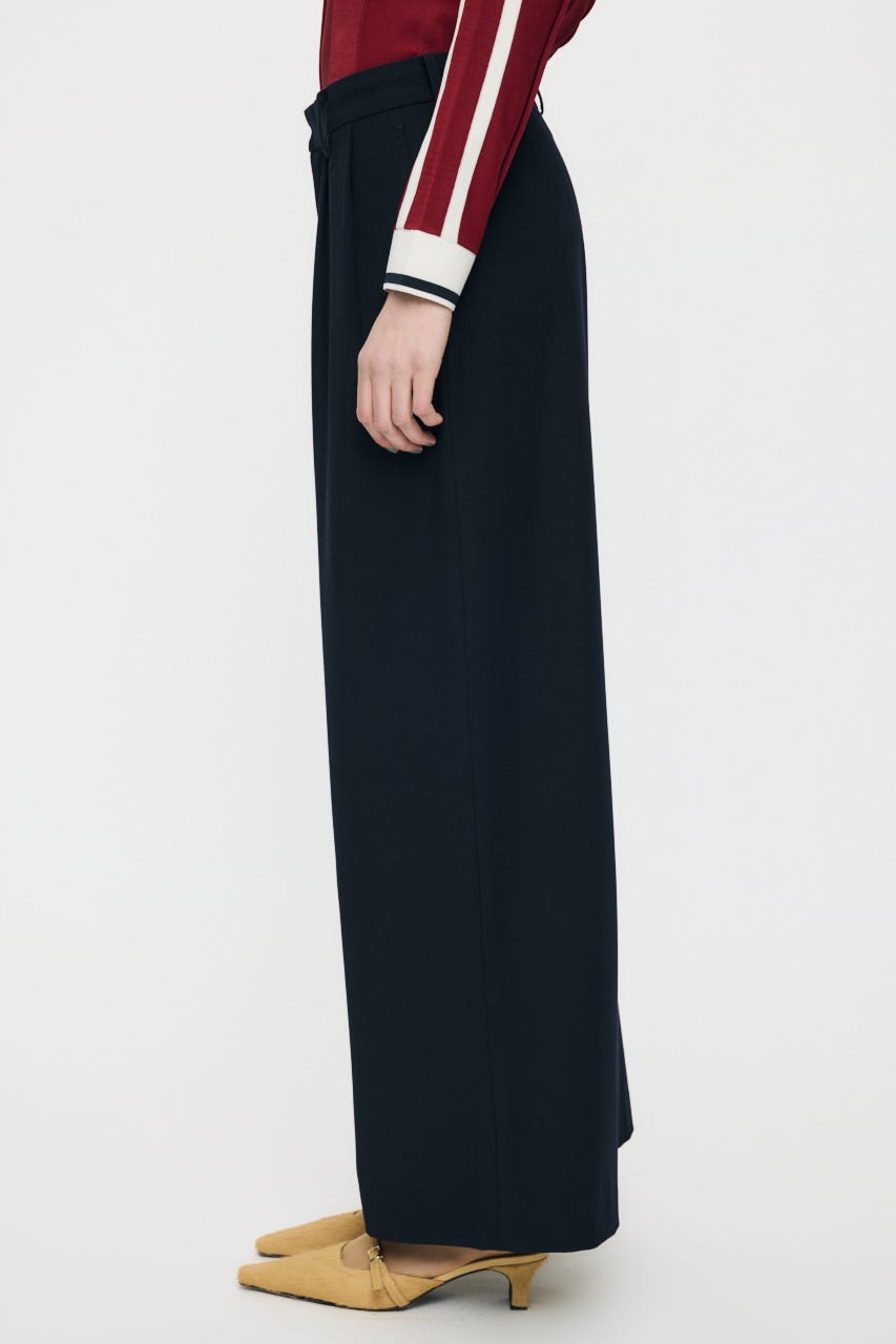 TUCK WIDE トラウザーズ NVY 1