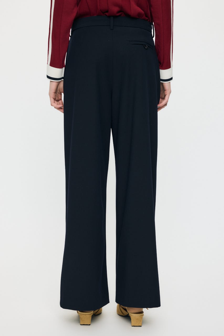 TUCK WIDE トラウザーズ NVY 1