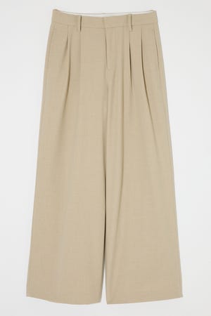 TUCK WIDE トラウザーズ