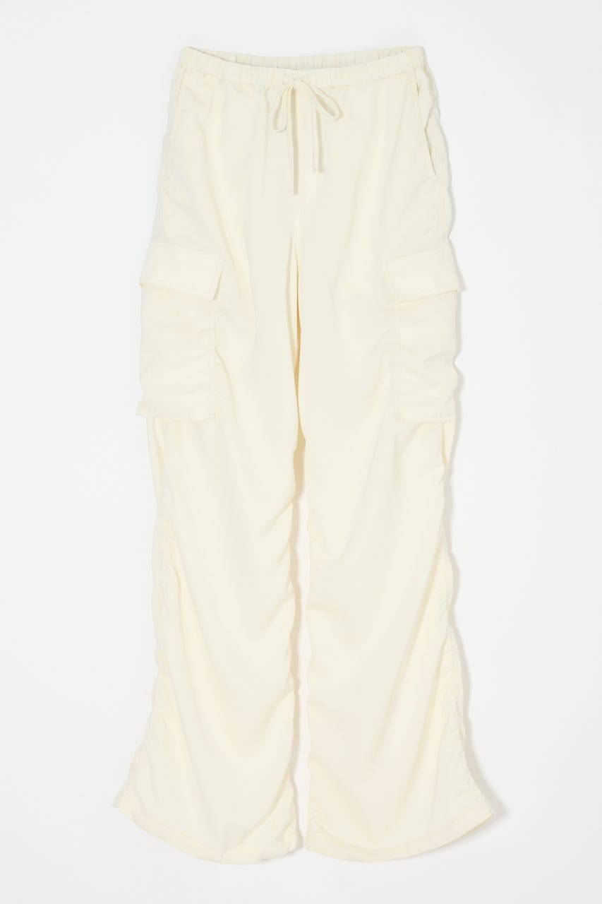 SATIN CARGO パンツ IVOY 1
