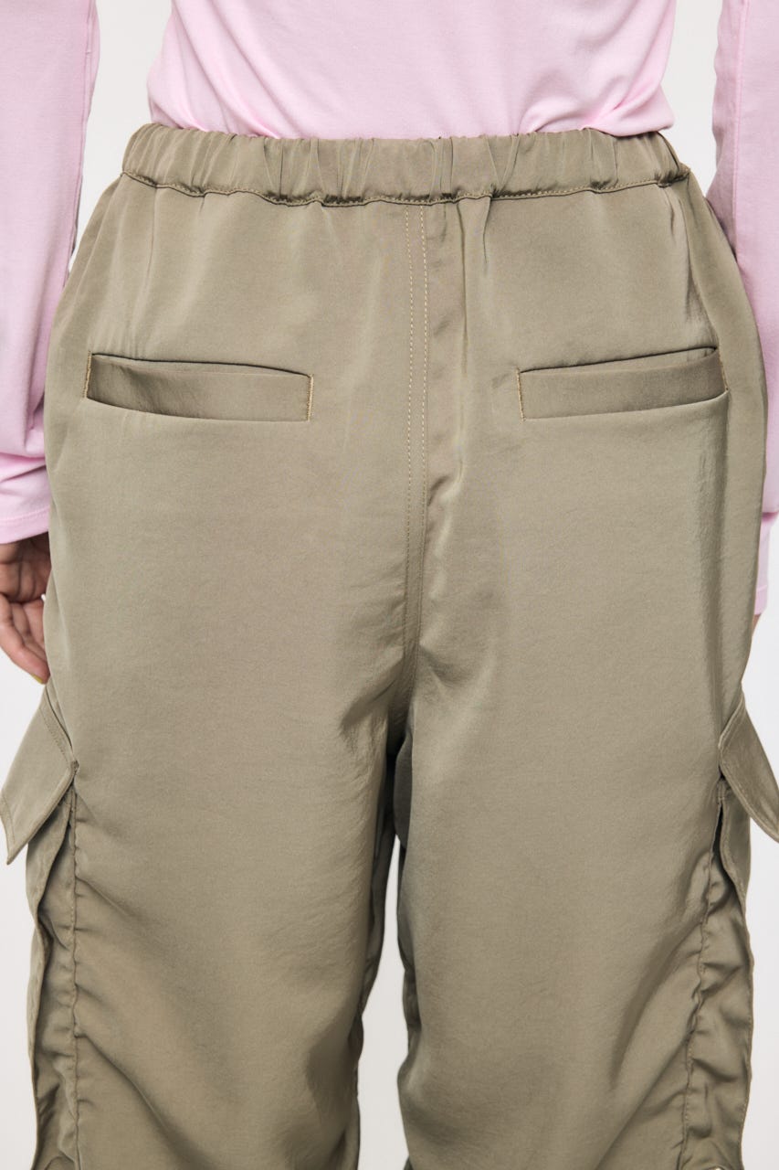 SATIN CARGO パンツ KHA 1
