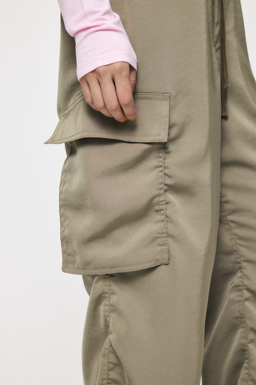 SATIN CARGO パンツ KHA 1