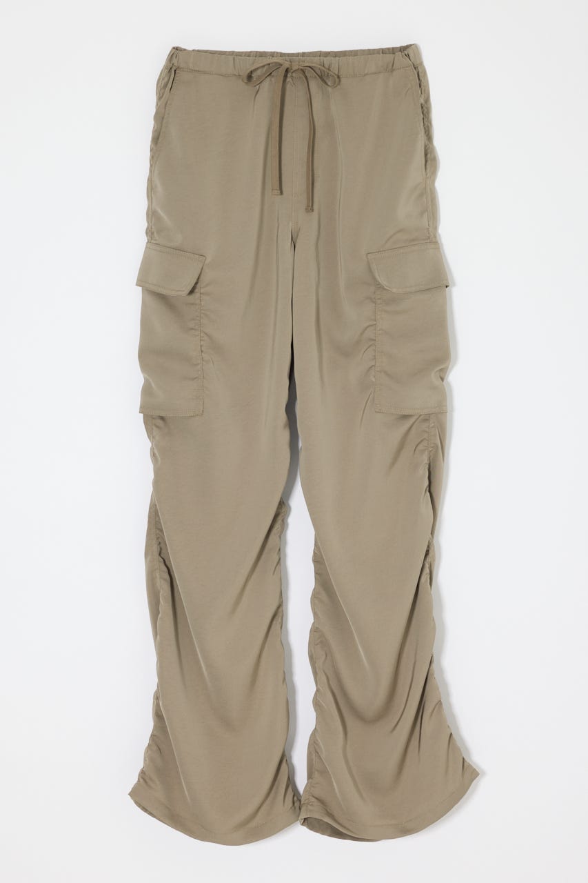 SATIN CARGO パンツ KHA 1