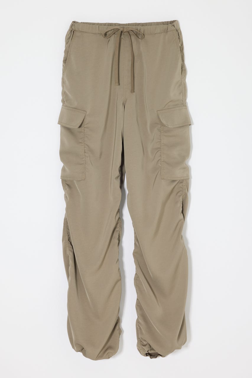 SATIN CARGO パンツ KHA 1