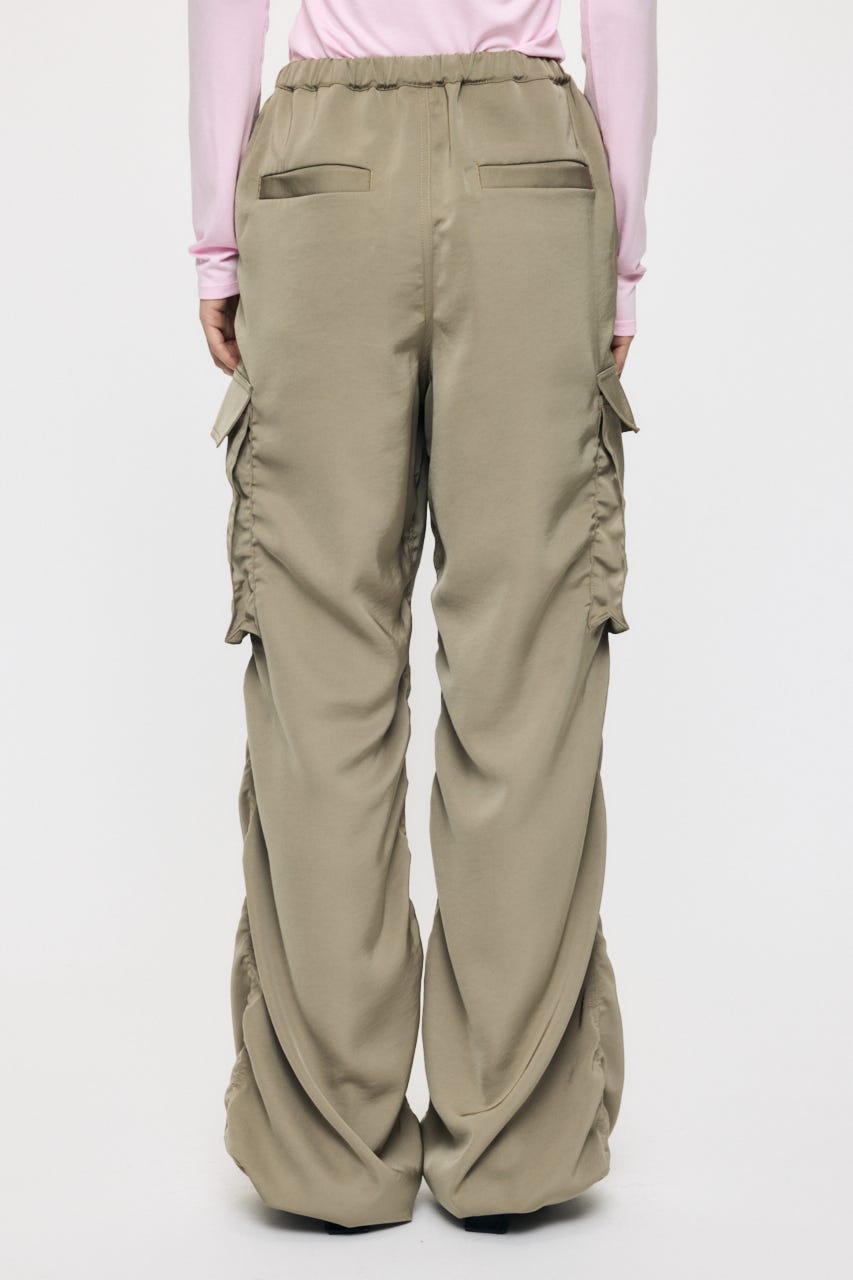 SATIN CARGO パンツ KHA 1
