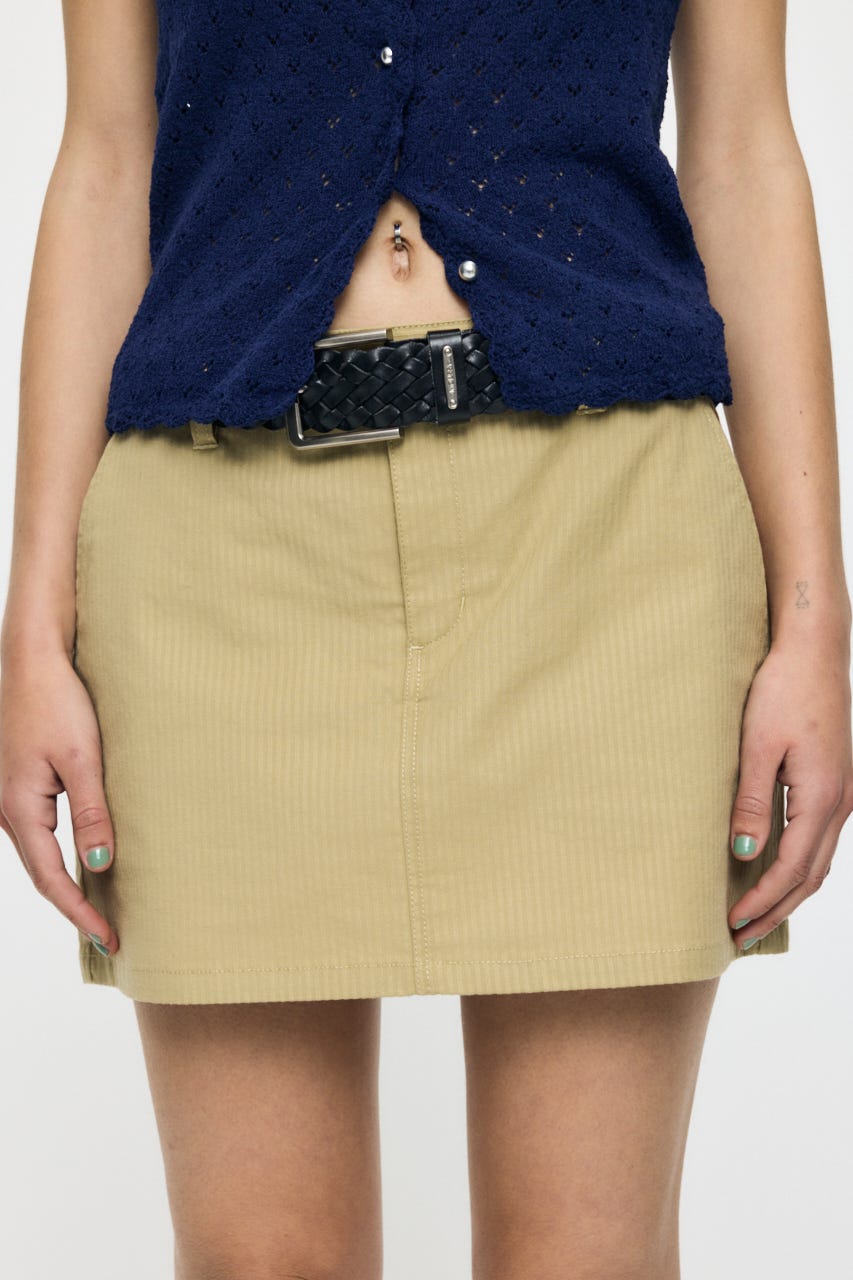 CORDLANE MINI スカート BEG 1