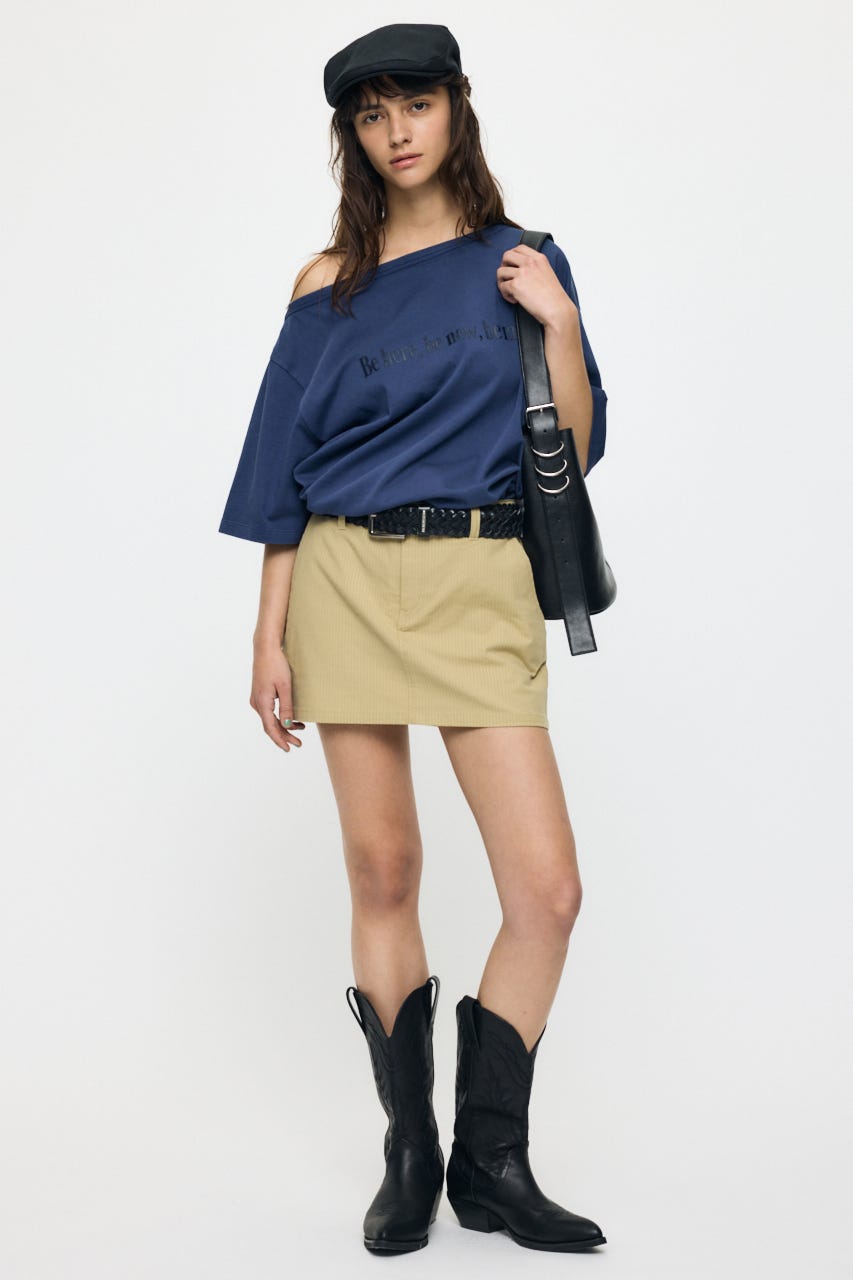 CORDLANE MINI スカート BEG 1