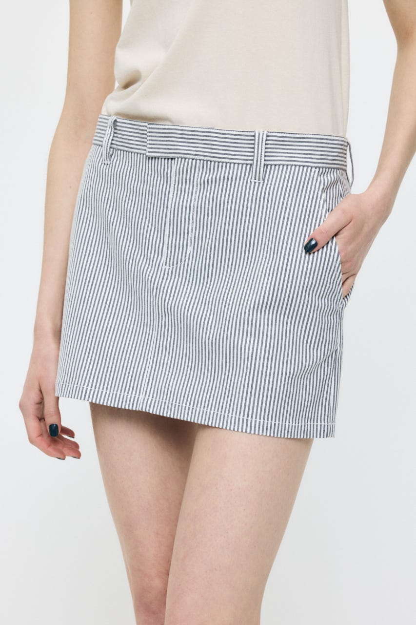CORDLANE MINI スカート 柄NVY 1
