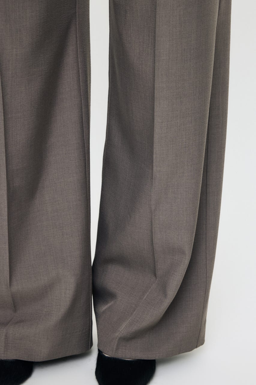 【SS先行アイテム】EASY WAIST STRAIGHT トラウザーズ BRN 1