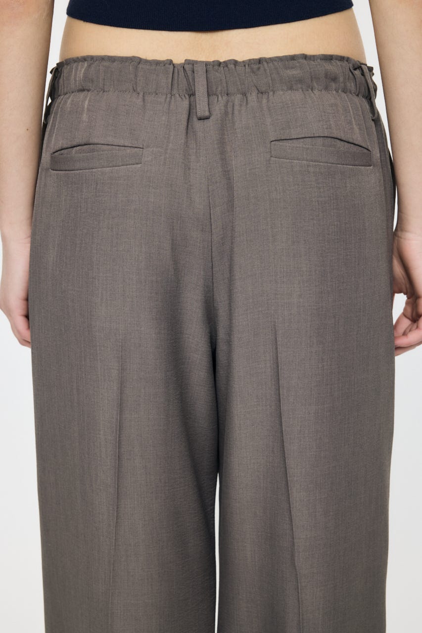 【SS先行アイテム】EASY WAIST STRAIGHT トラウザーズ BRN 1
