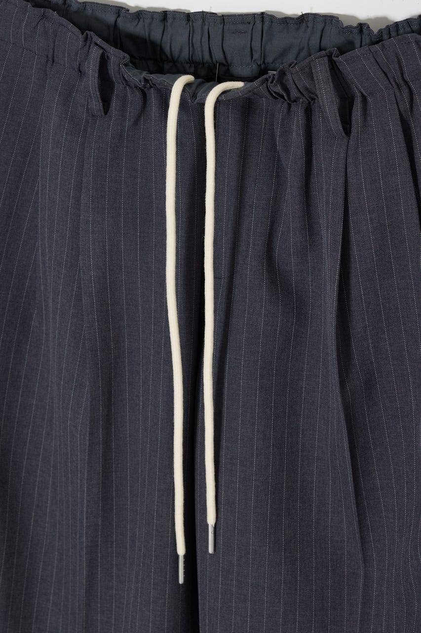 EASY WAIST STRAIGHT トラウザーズ 柄GRY 1