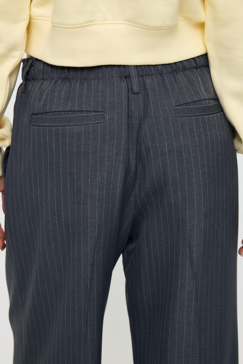 EASY WAIST STRAIGHT トラウザーズ 柄GRY 1