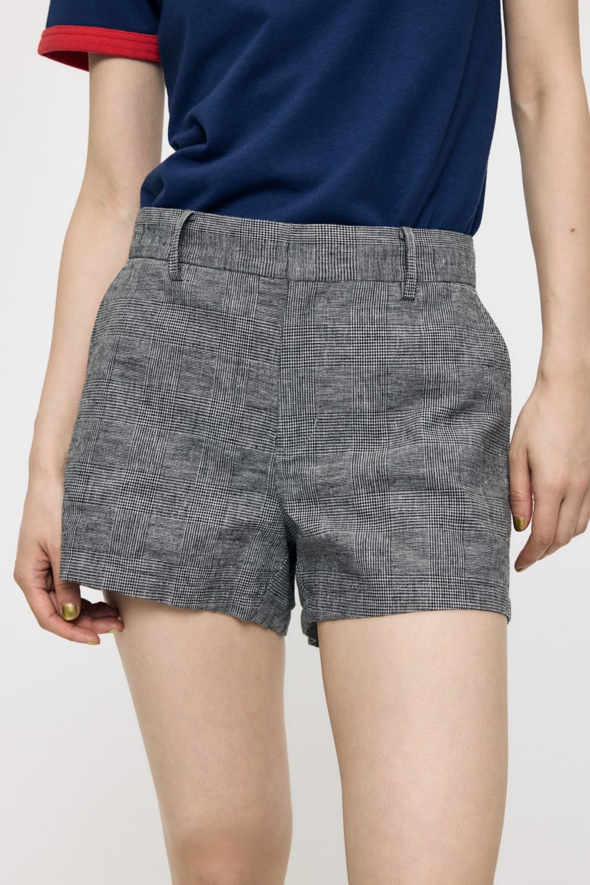 LINEN BLEND MICRO ショーツ GRY 2