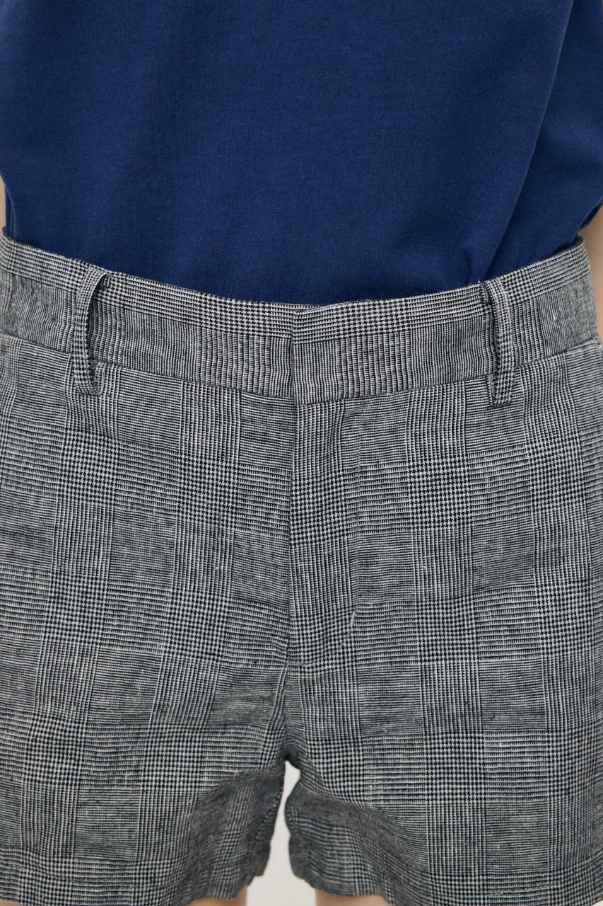 LINEN BLEND MICRO ショーツ GRY 2